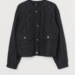 Black Quilted Women's Jacket